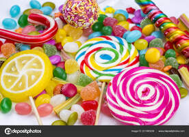 Colorful Candies Dessert Background Stock Photo by ©EsinDeniz 201883238