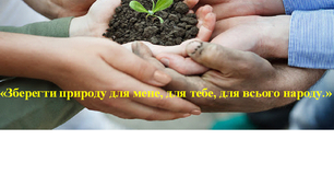 Опис досвіду роботи " Екологічне виховання дошкільників"