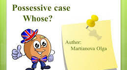 Nouns: Plurals, Possessive Case