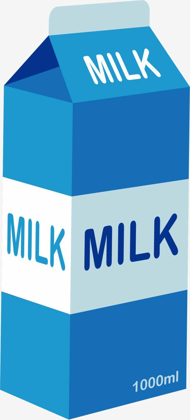 A Carton Of Milk Vector, Vector, Cartoon, Box PNG Transparent Clipart Image and PSD File for Free Download | Milk, Flashcards for kids, Clip art