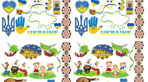 Наліпки-призи до дня Соборності України "Я люблю Україну"