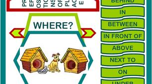 WW 1 Unit 4 Prepositions of place
