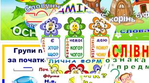Мнемотехнічні таблиці з української мови