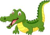 happy crocodile - Clipart World