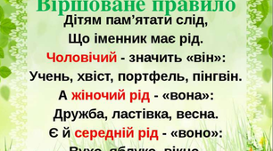 Визнач рід іменників