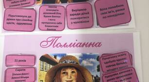 Літературна гра. Досьє героя "Полліанна"
