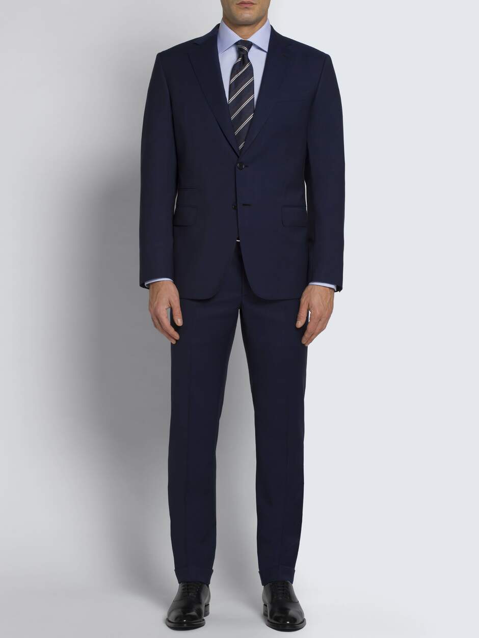 Royal blue Pre-Couture Ventiquattro suit | Brioni® US Official Store