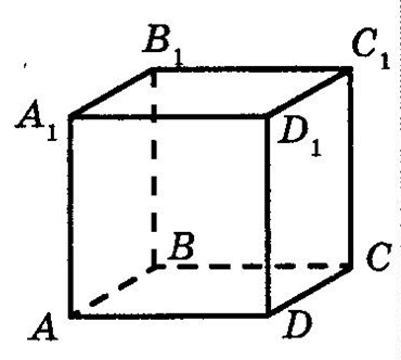 На рисунке изображен куб